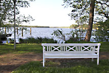 Blick auf den Mirower See